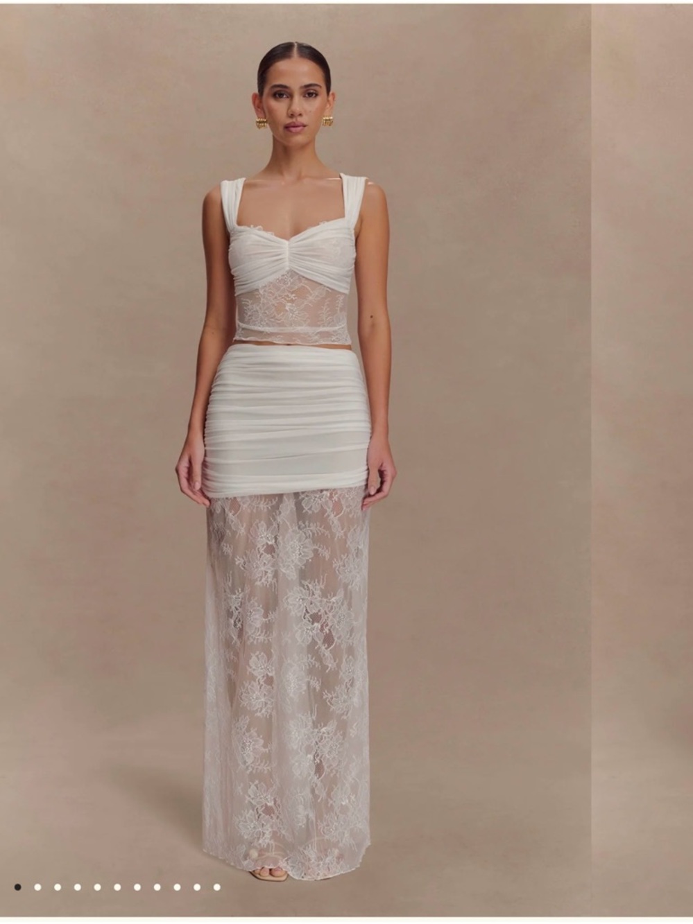 Meshki Guinevere Lash Top and Skirt Set
